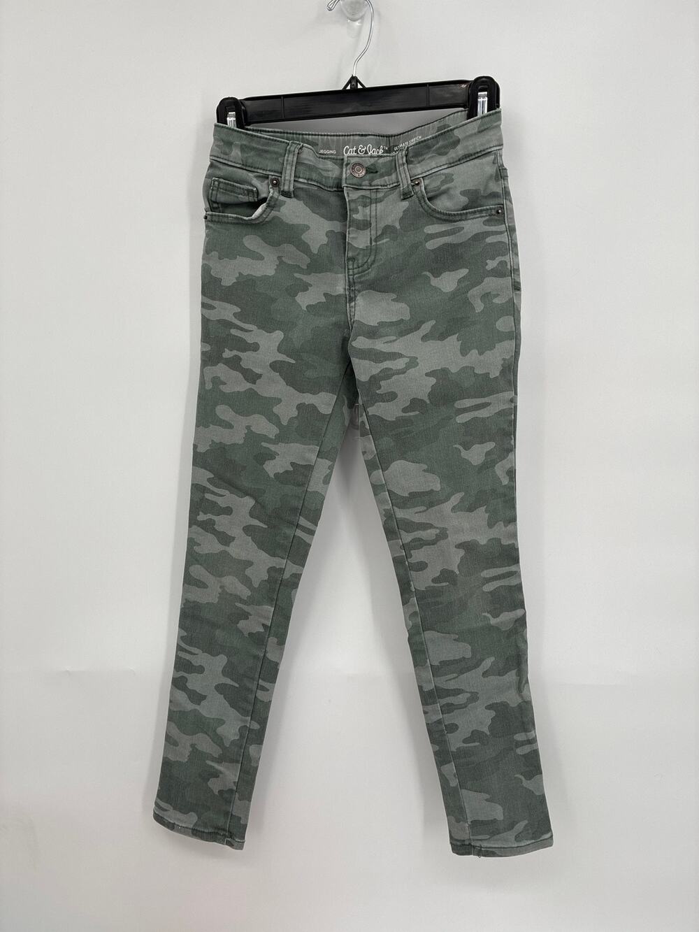 Cat & Jack Camo Jeans Ultimate Stretch Jegging Skinny Leg Girls size 10